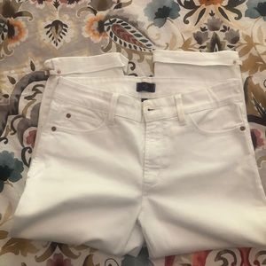 NYDJ White crop jeans Size 6P